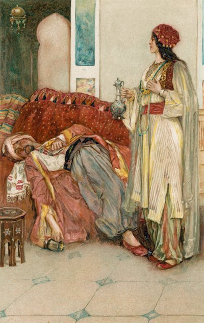 アラビアンナイト：アラジンの物語 作： Walter Stanley Paget